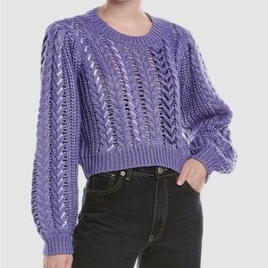 Cinq à Sept XS Knit Cropped Sweater - New with Tags